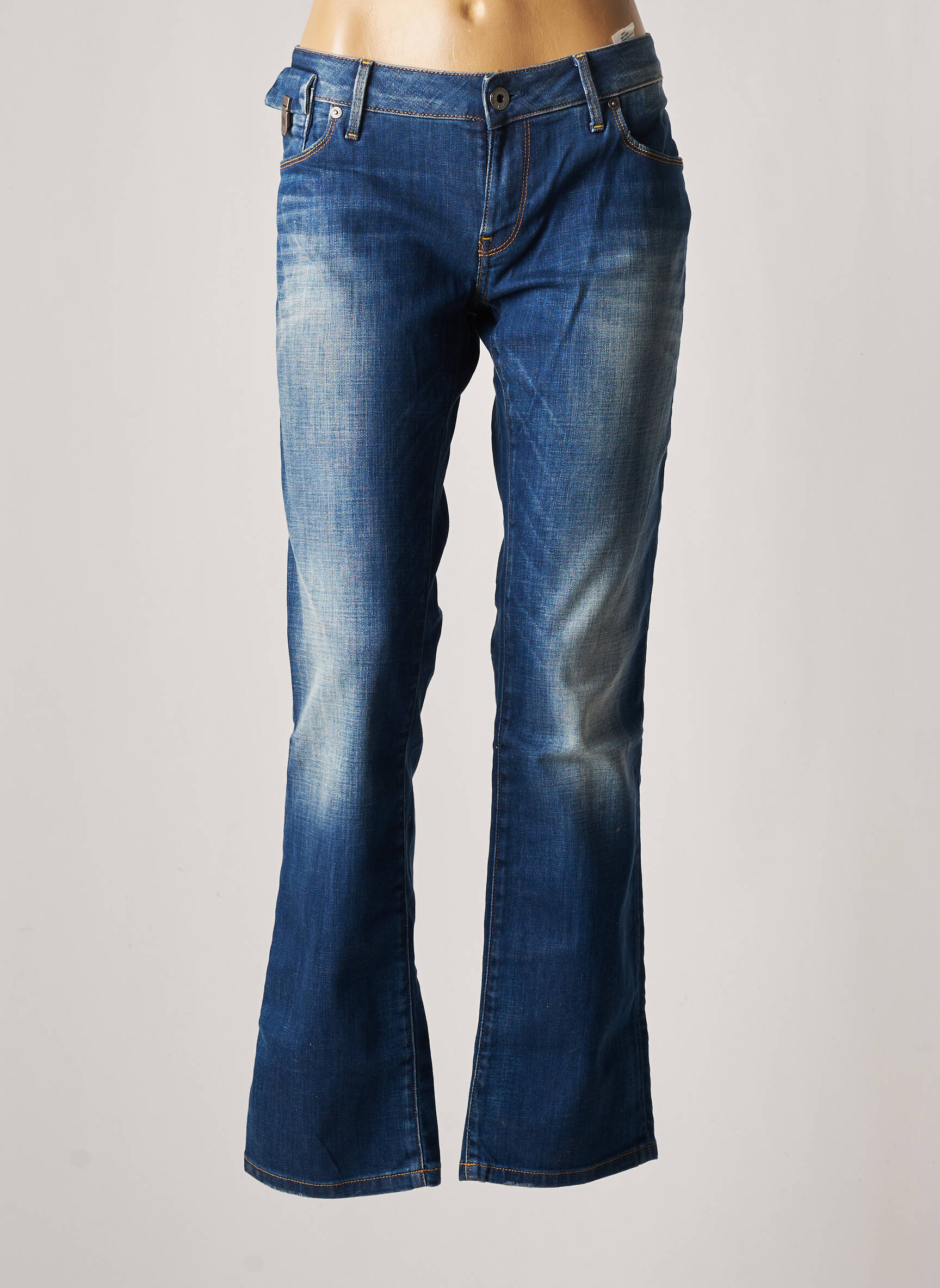 Freesoul Jeans Bootcut Femme couleur bleu