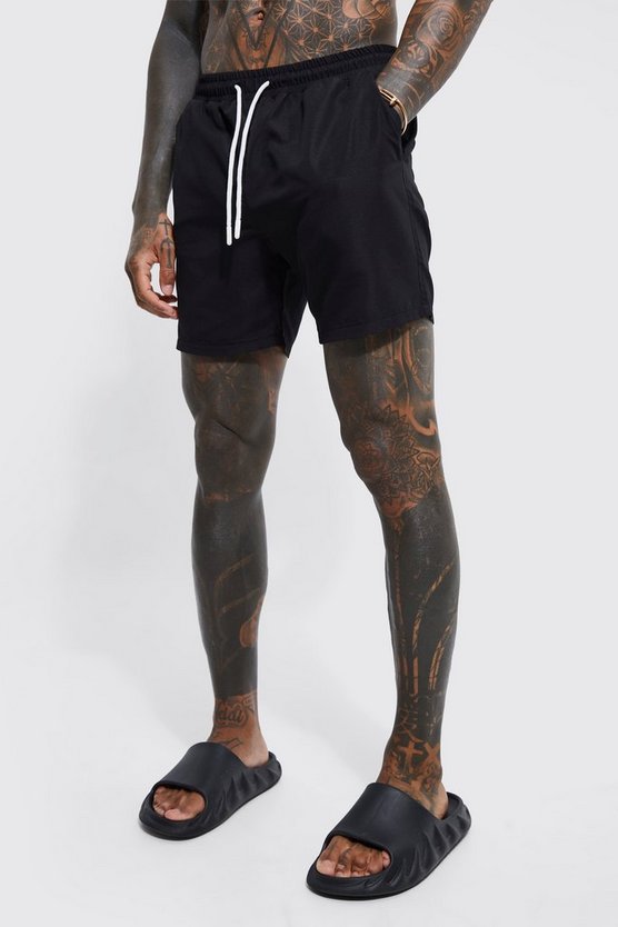 Mittellange Badehose