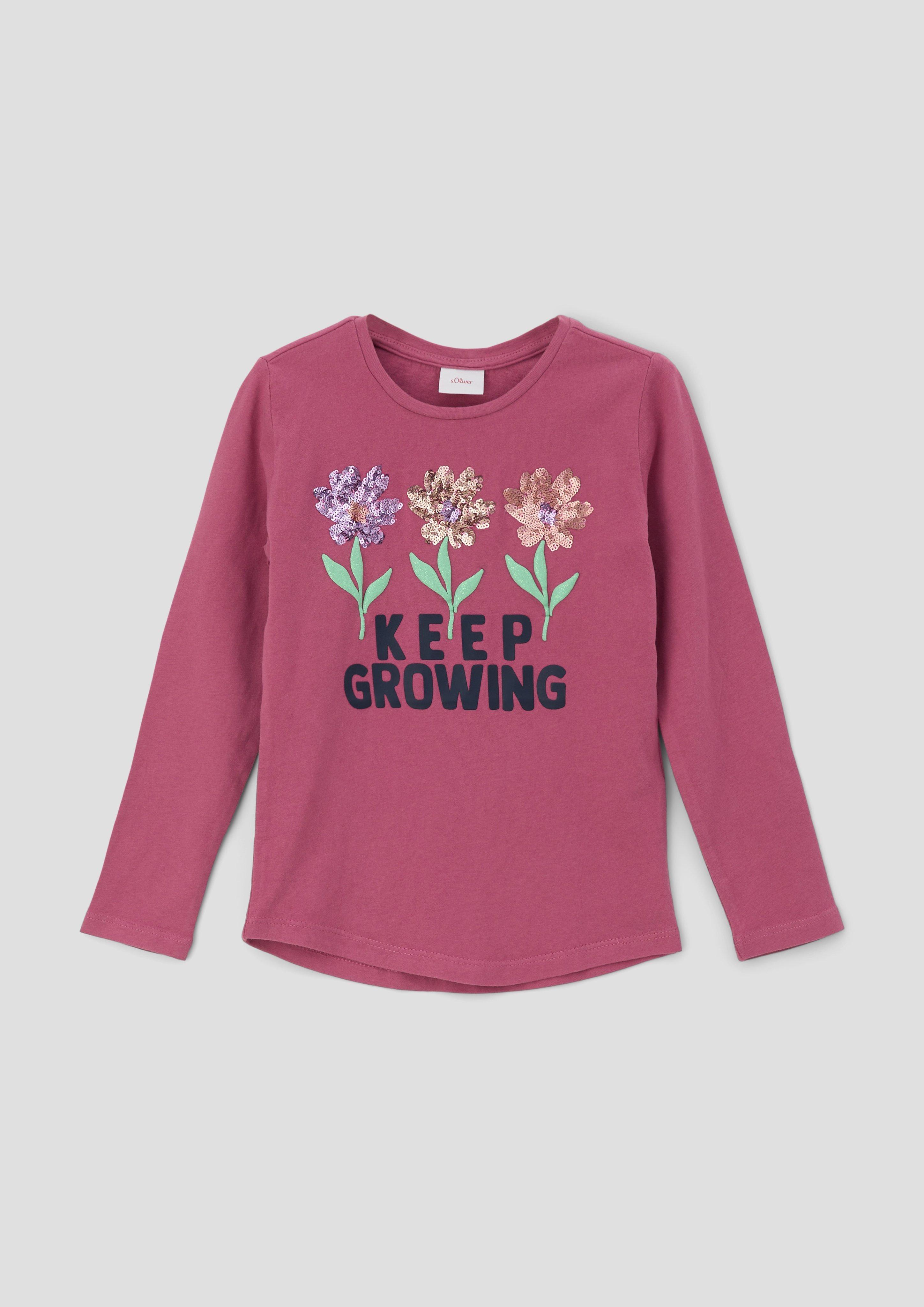 Longsleeve mit Pailetten-Details  2133832-4592