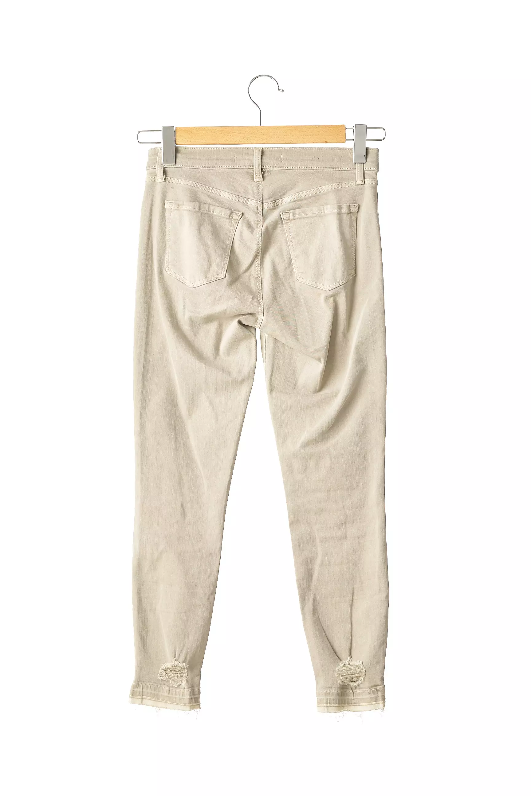 J Brand Pantalon7 8 Femme couleur vert