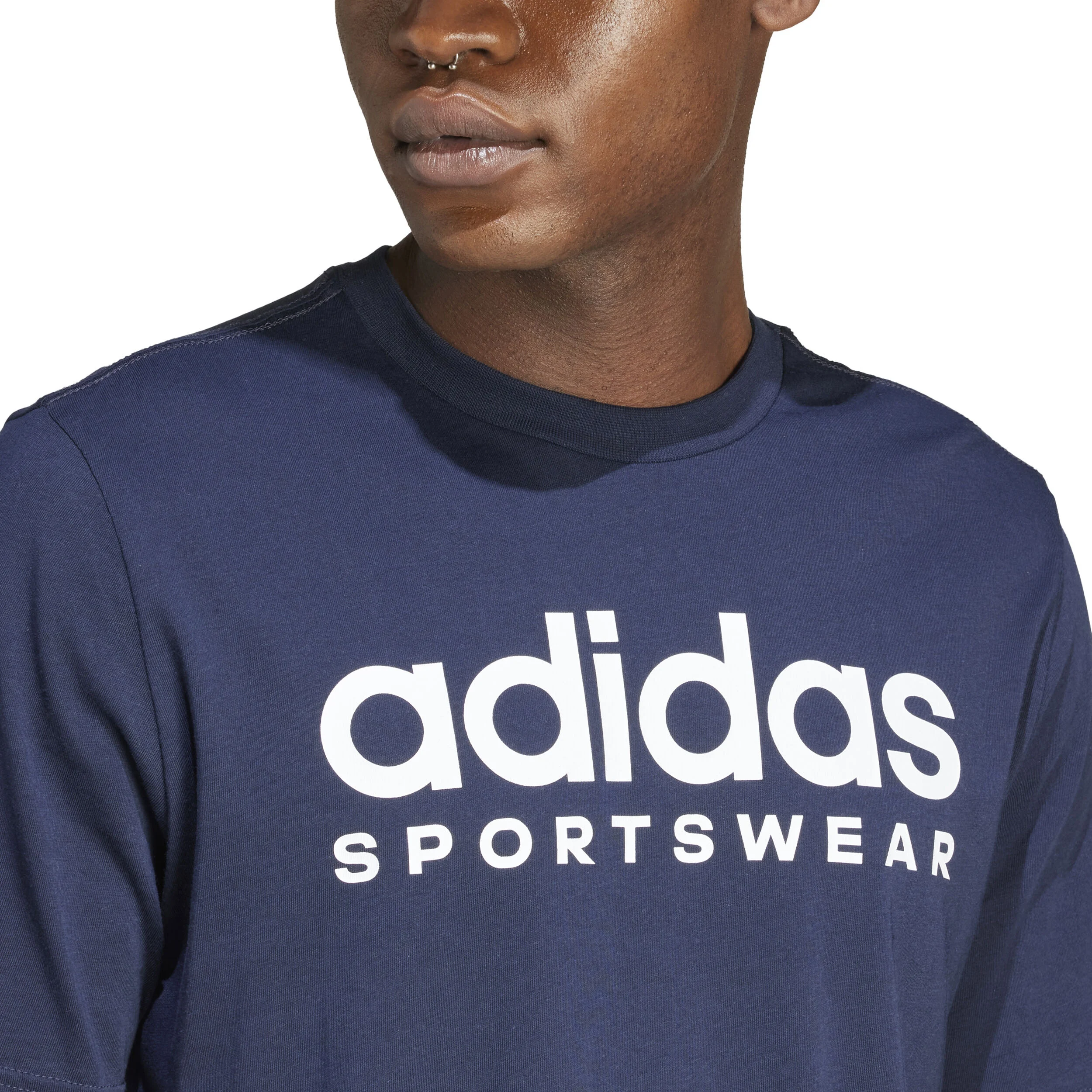 SPW T-Shirt Herren - Dunkelblau, Weiß