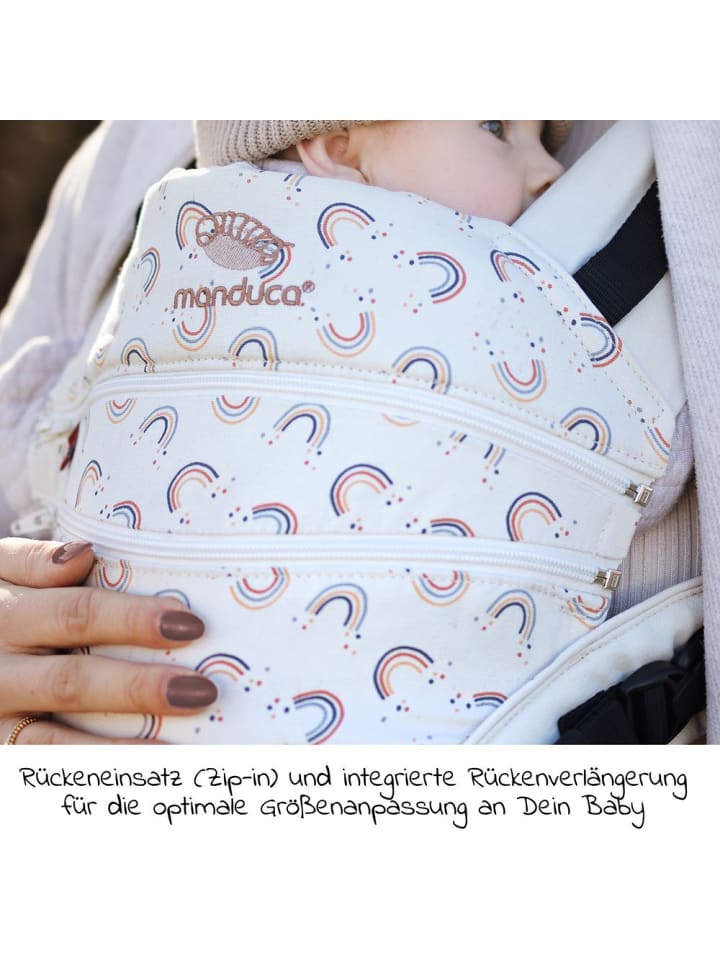 manduca Babytrage XT für Neugeborene ab 3,5 kg - 20 kg mit in weiss günstig kaufen onesize