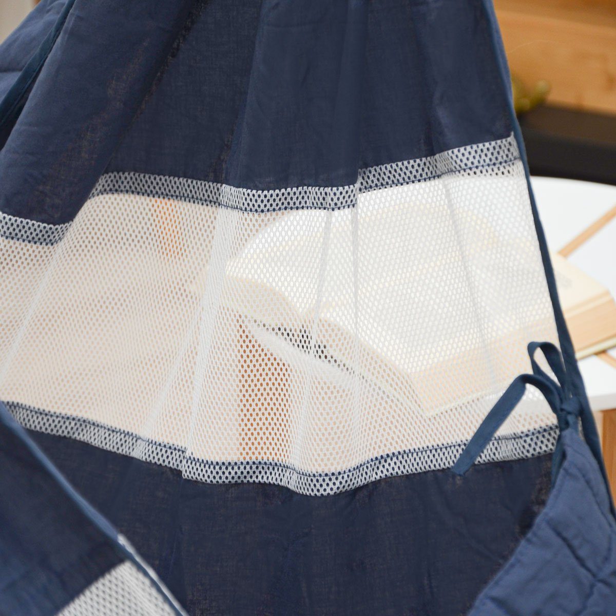 AMANKA Babywippe Baby Federwiege mit 100cm Kette Schwerlast Decke, Hängematte mit Feder+Matratze