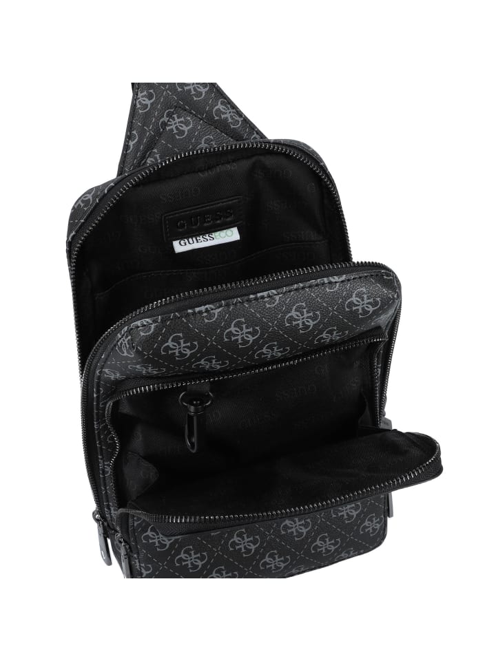 Guess Milano Umhängetasche 33 cm in dark black günstig kaufen onesize