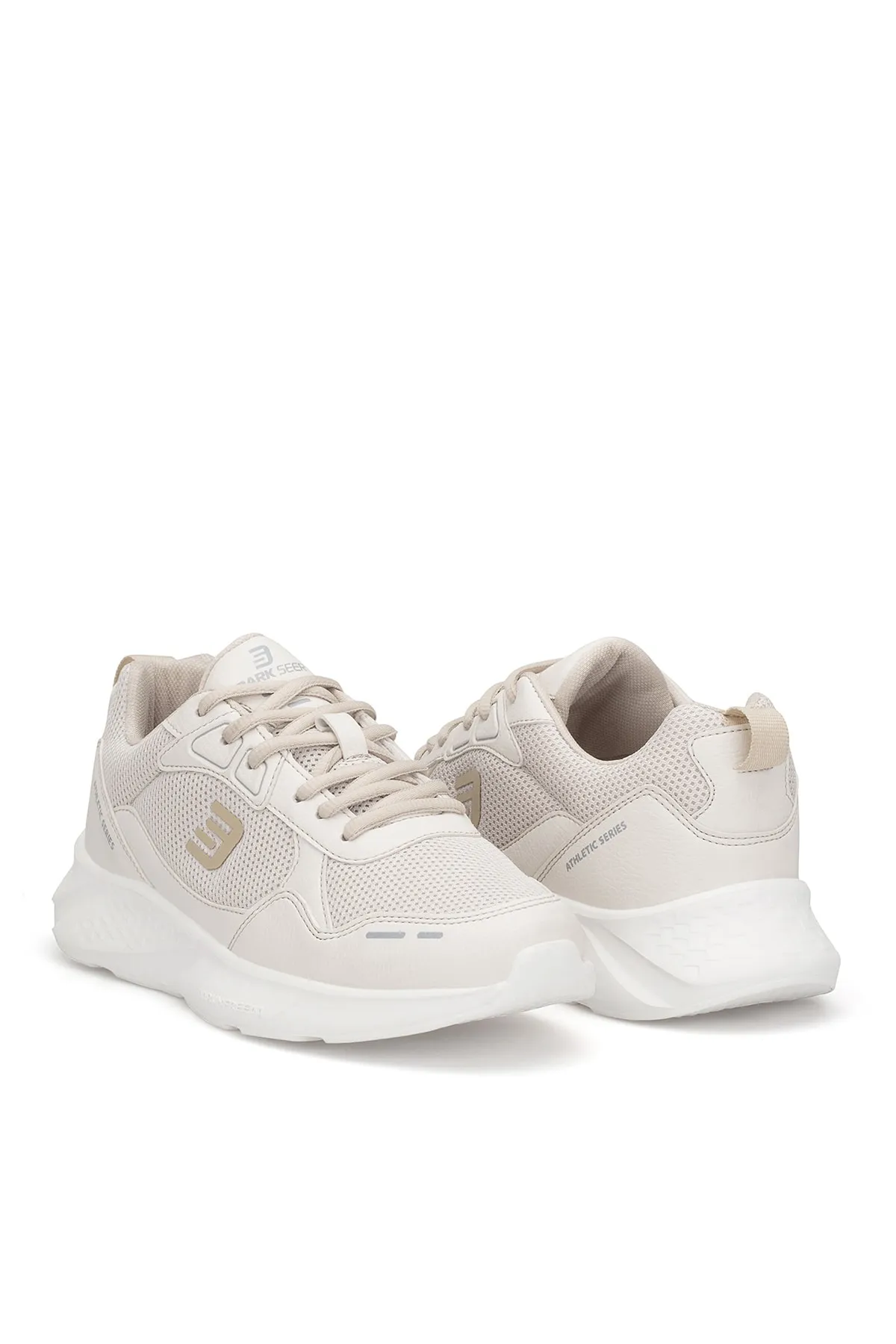 DARK SEER  Beige-weißer Damen-Sneaker