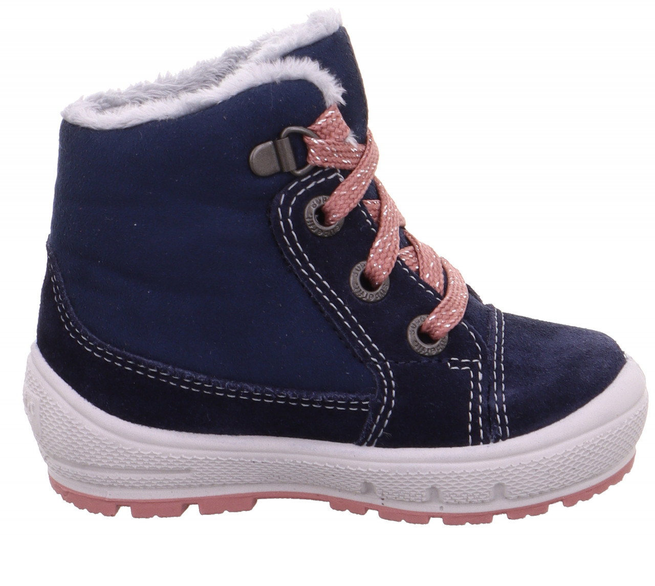 GROOVY - Blau/Rosa Boots mit Schnürung