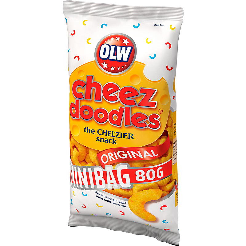 OLW Cheez doodles 80 g OLW