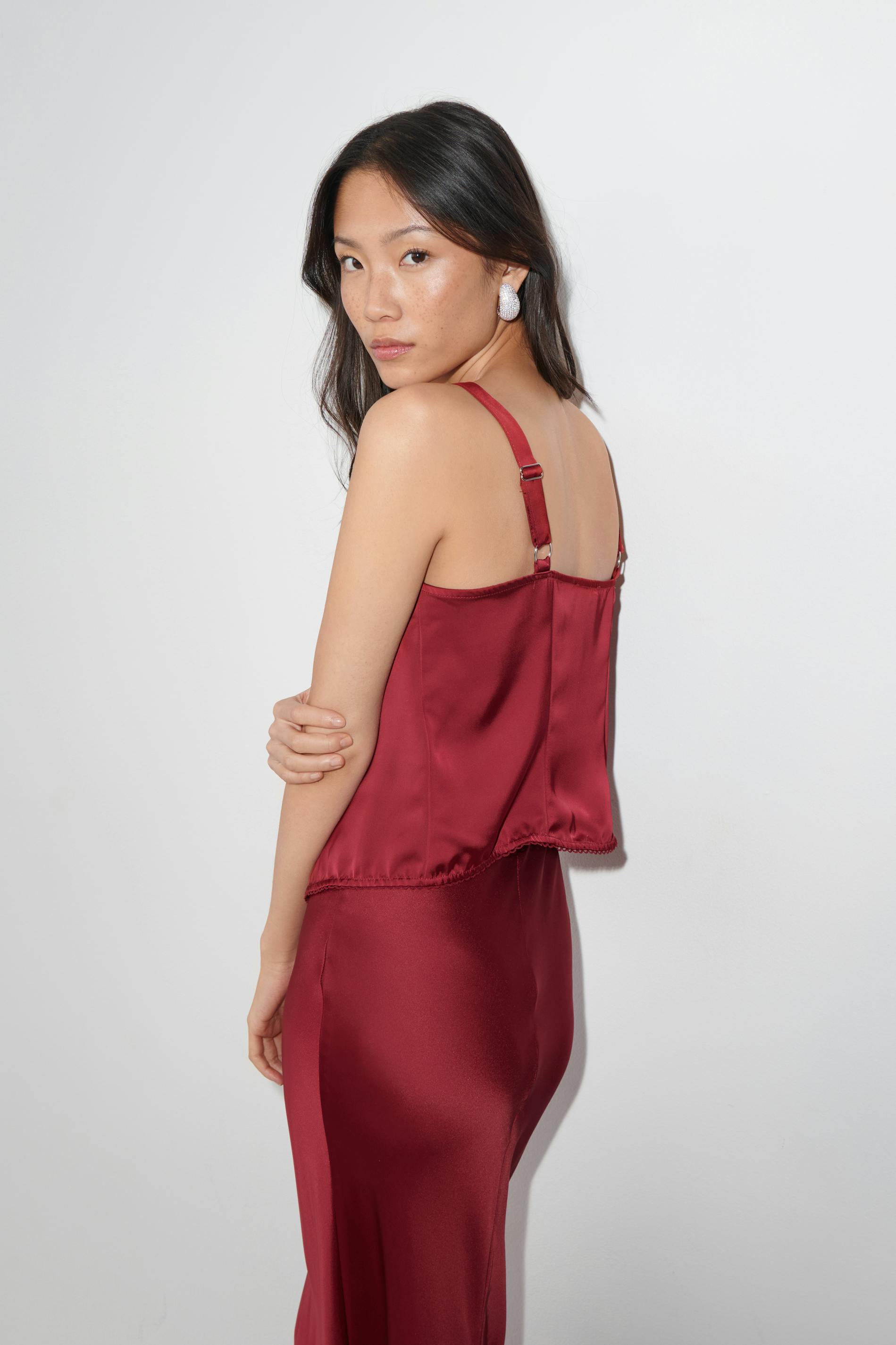 Satin singlet