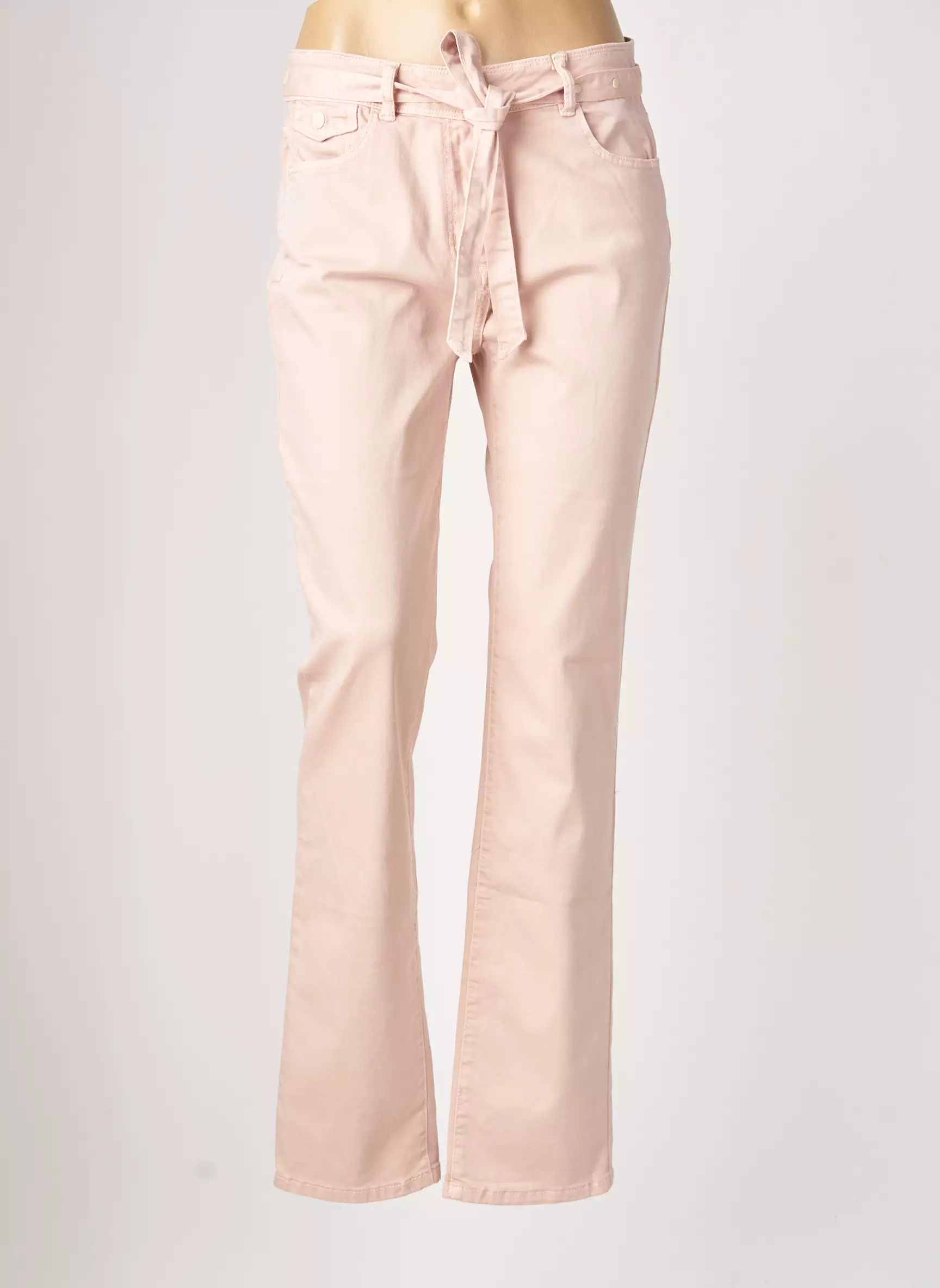 Diane Laury Pantalons Droits Femme couleur rose