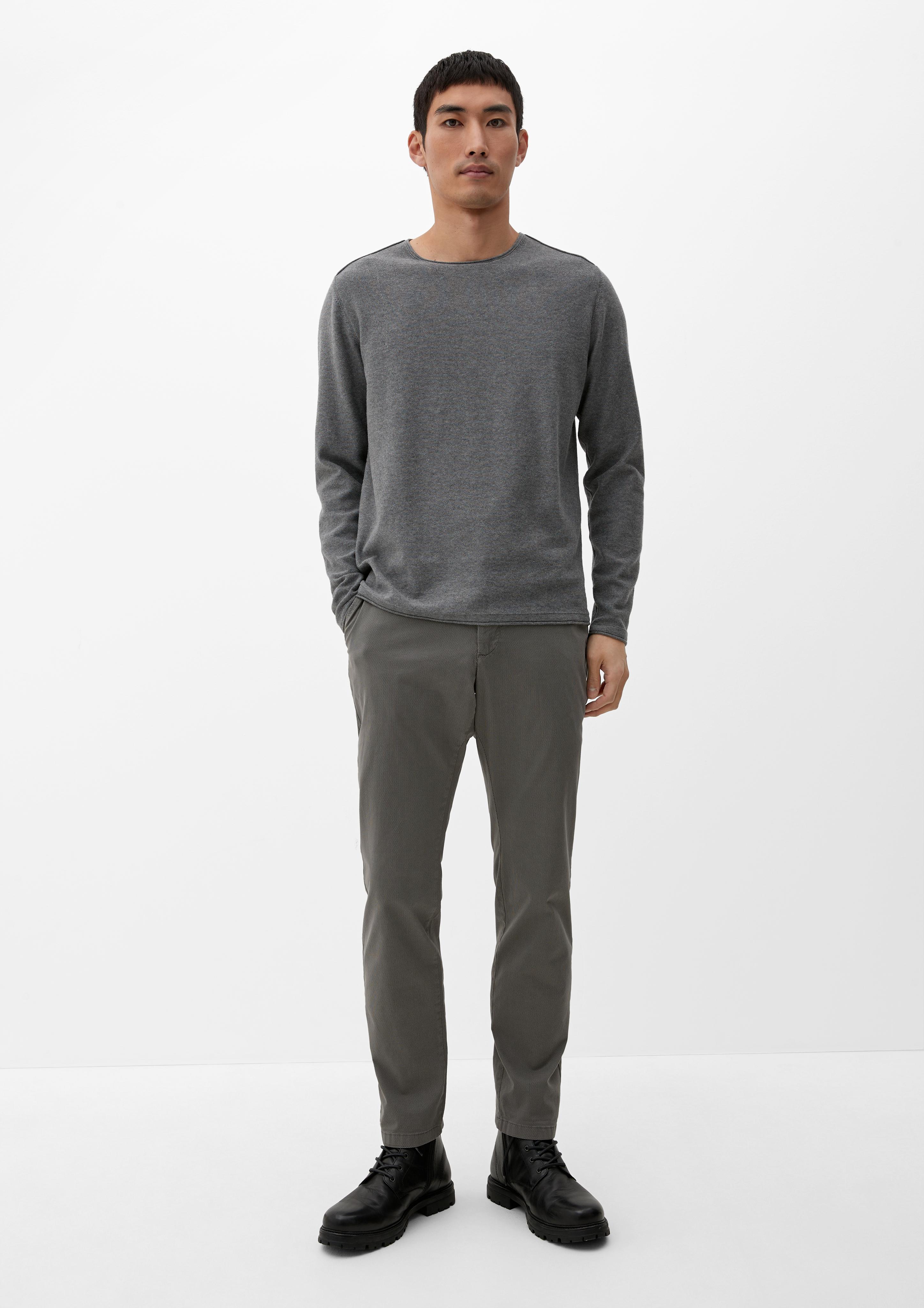 Slim: Chino mit Allover-Muster  2126059-94A3