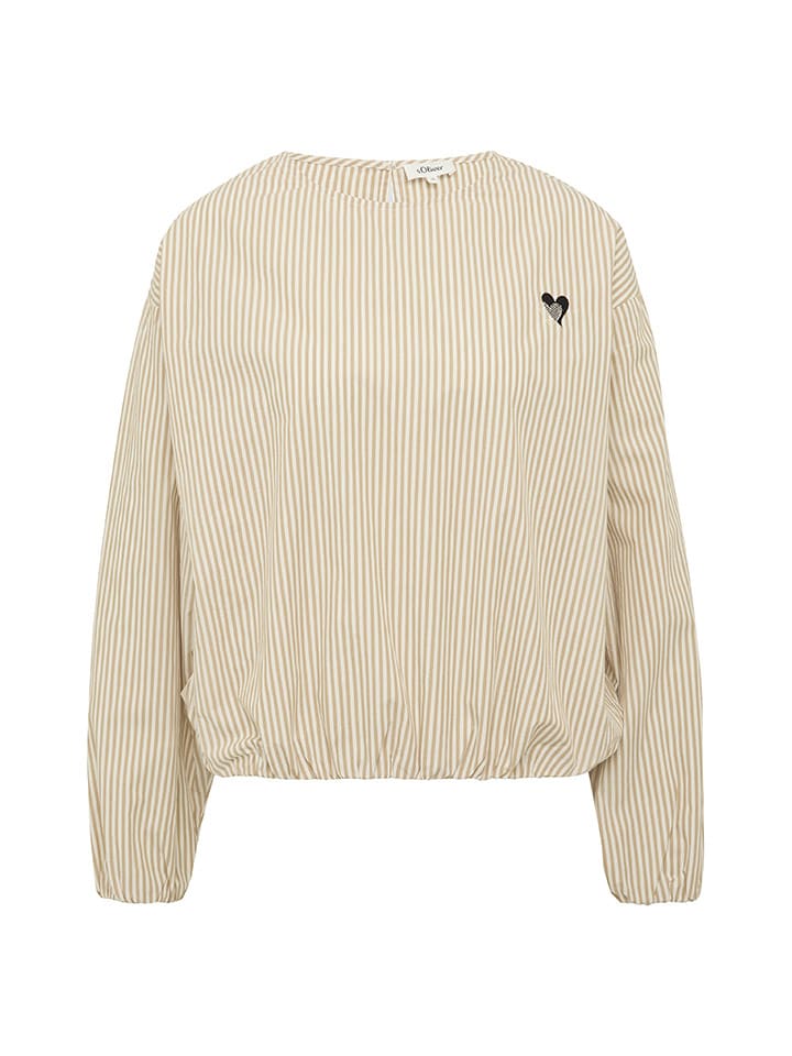 s.Oliver Bluse in Beige günstig kaufen