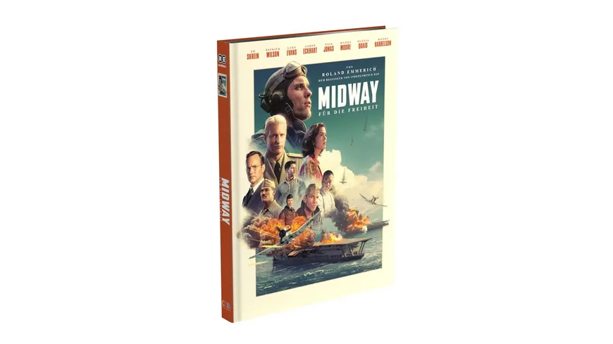 Midway - Für die Freiheit - 2-Disc Mediabook Cover A (4K UHD + BD) Limited 999 Edition – Uncut