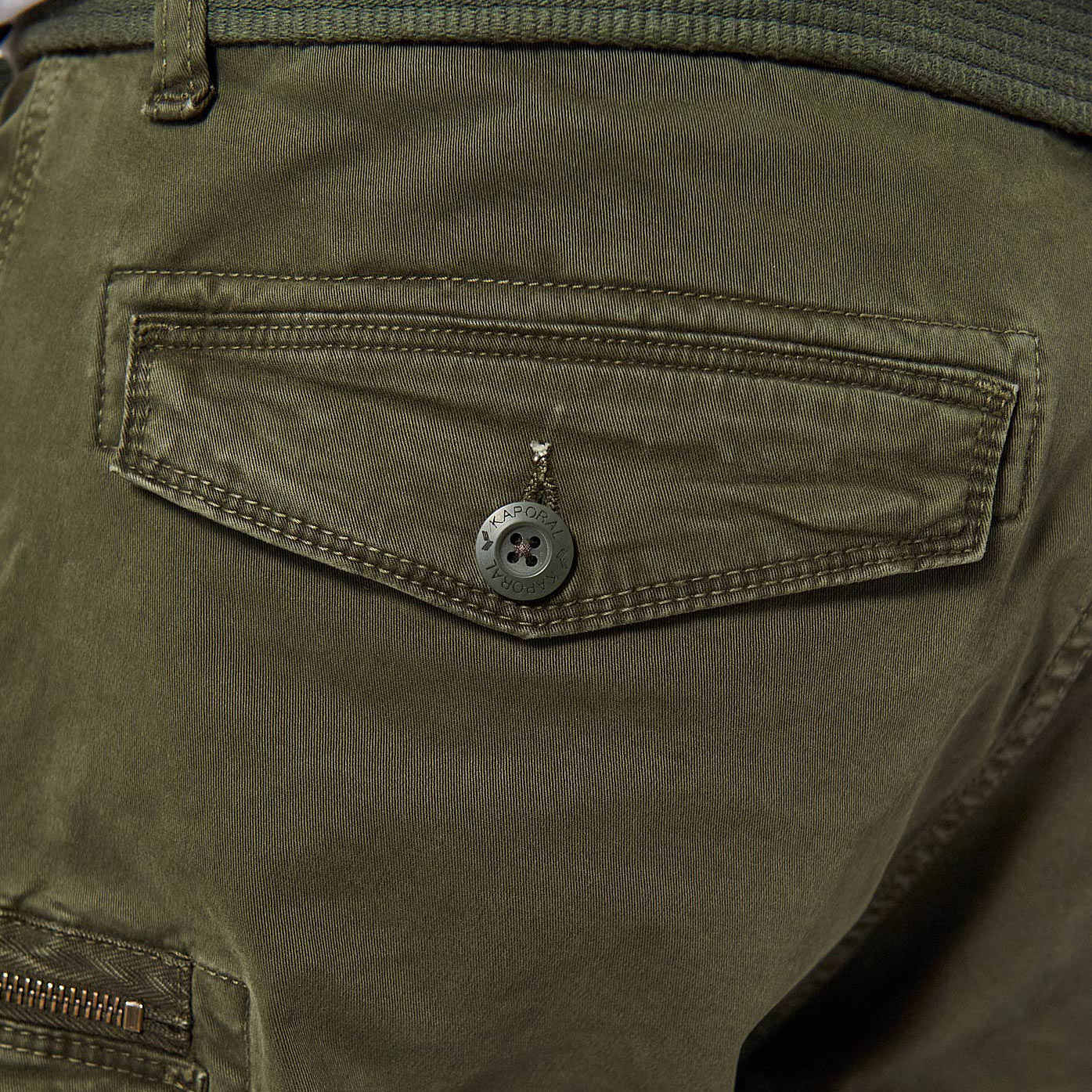 KALI   Jean kaki slim Homme