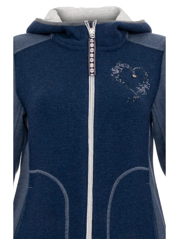Spieth & Wensky Jacke BINZ in blau-grau günstig kaufen