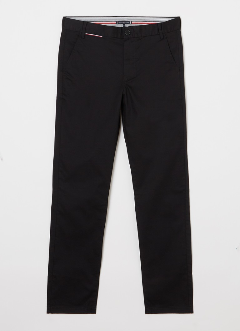 Pantaloni chino slim fit Tommy Hilfiger 1985 cu buzunare laterale
