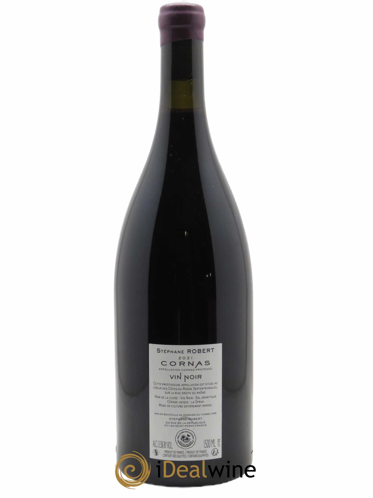 Cornas Vin Noir Tunnel (Domaine du)  2021 - Lot de 1 Magnum