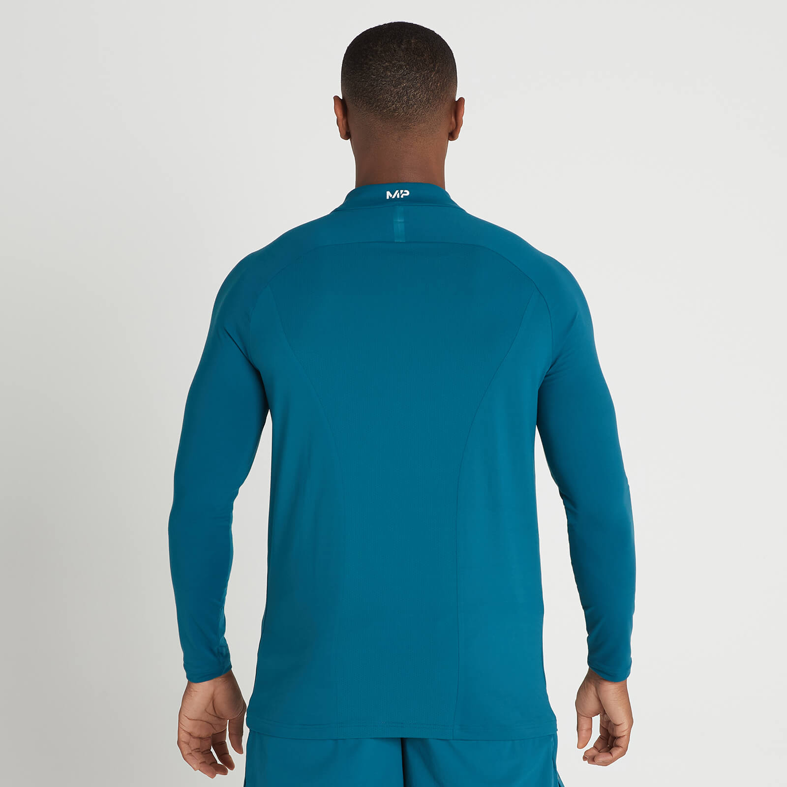 Haut à fermeture éclair ¼ MP Tempo Ultra pour hommes – Bleu sarcelle