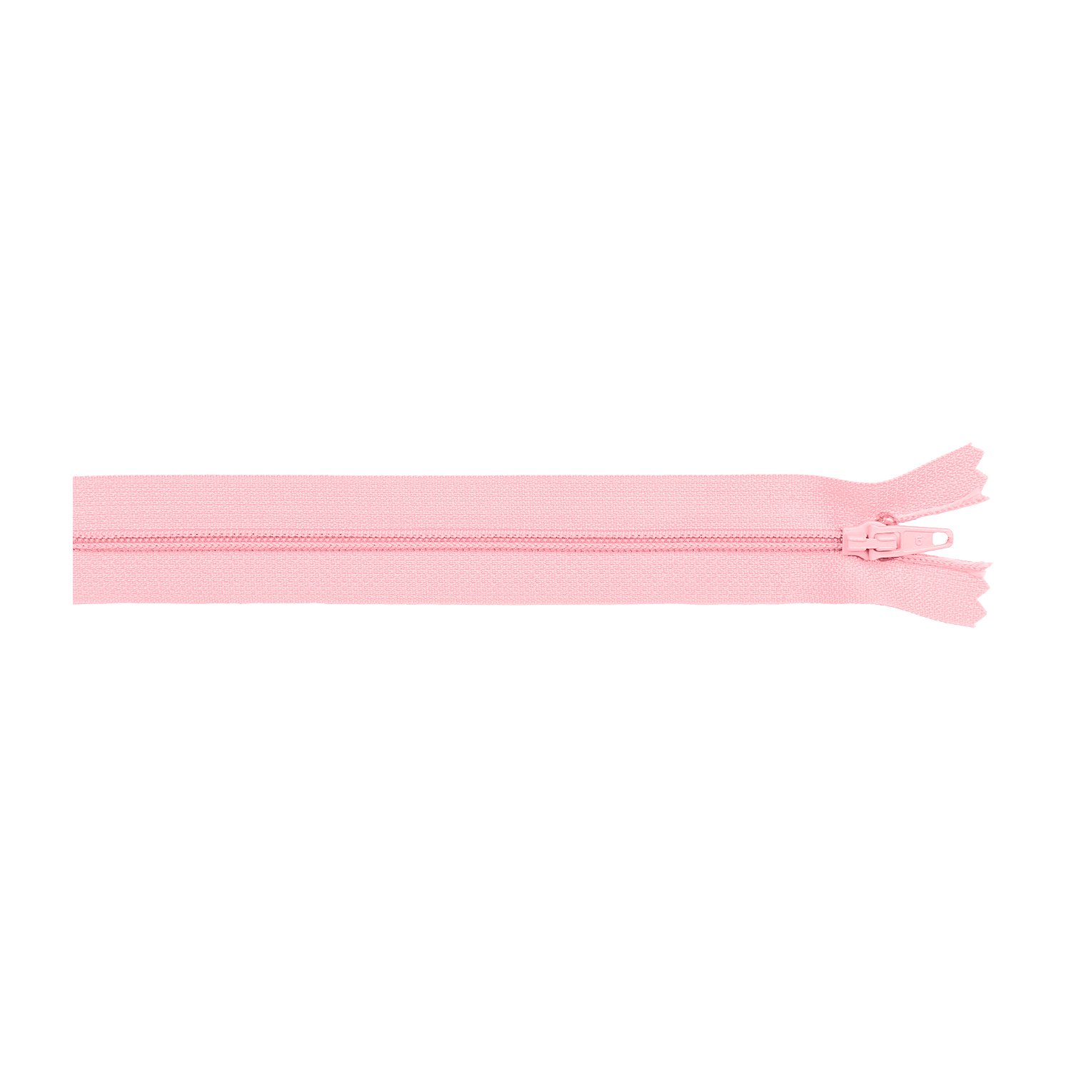 buttinette Standard-Reißverschluss, rosa, nicht teilbar