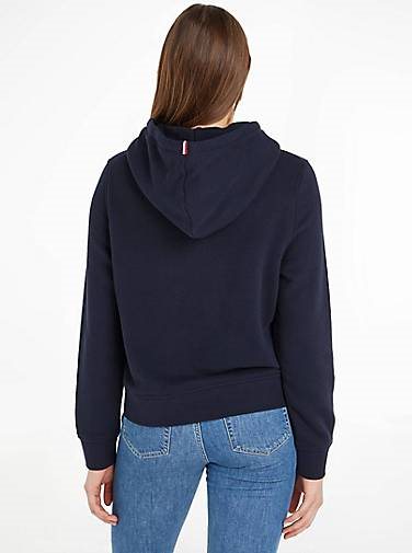 TOMMY HILFIGER Damen Sweatshirt 1985 RLX MINI CORP LOGO HOODIE
