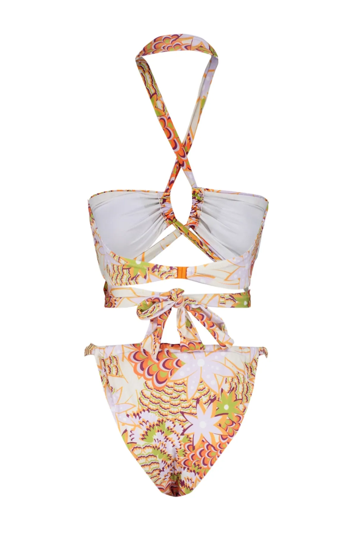 Trendyol Collection  Bikini-Set - Mehrfarbig - Geblümt