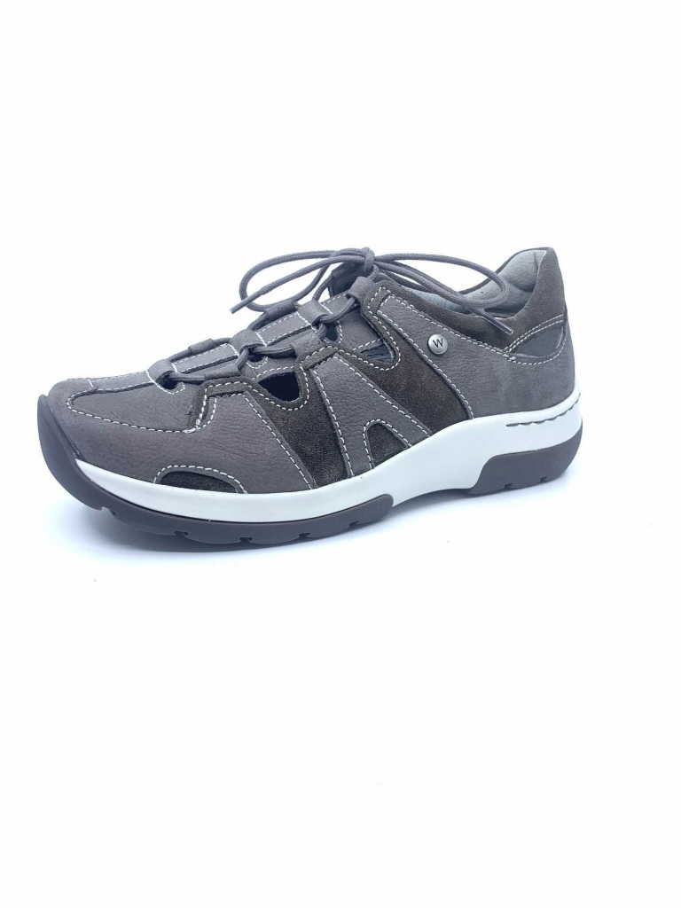 WOLKY Komfort Schnürer grau Nortec Antique grey
