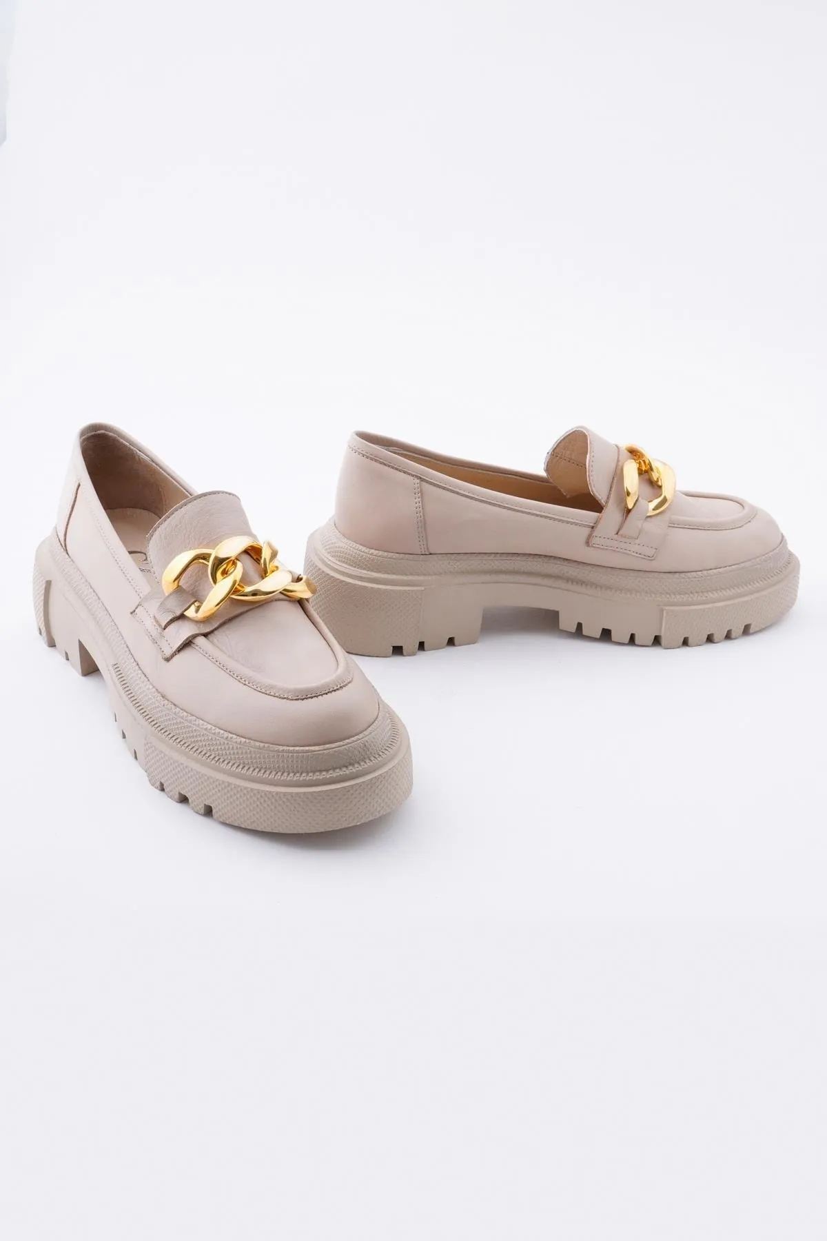 CZ London  Loafer - Beige - Flacher Absatz