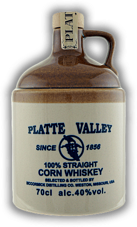 Platte Valley Corn Whiskey (Tonkrug) Platte Valley Corn Whiskey (Tonkrug)  0,7	 Liter - Vol 40%