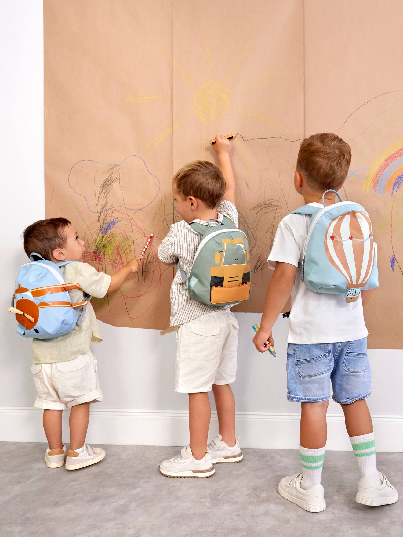 Lässig Kleinkinder Rucksack Tiny Drivers LÄSSIG - grün