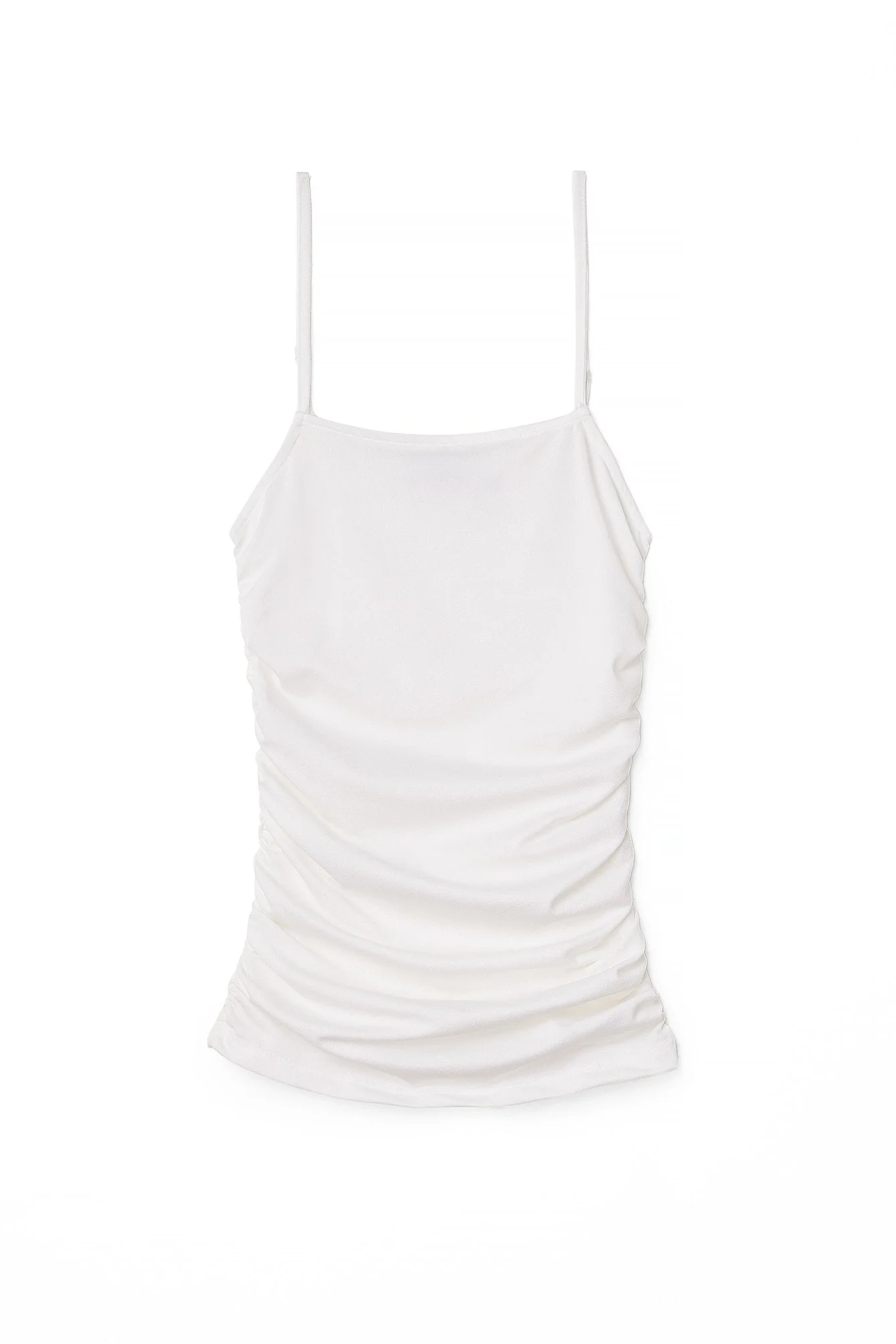Gerafftes Jersey-Singlet