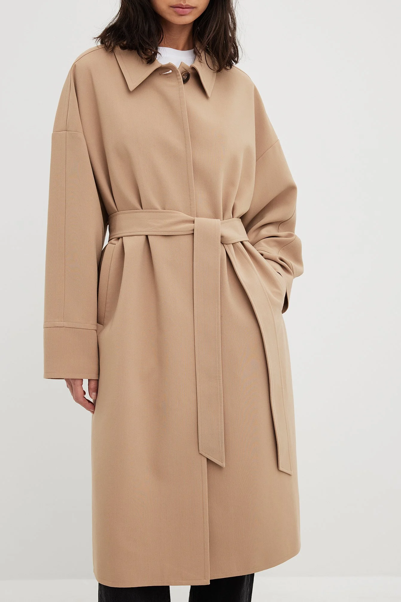 Übergroßer Trenchcoat