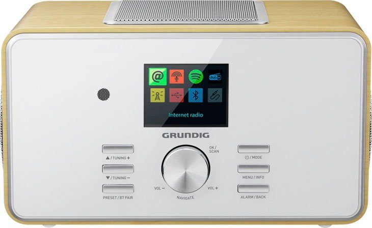 Grundig DTR 6000 X Digitalradio (DAB) (Digitalradio (DAB), FM-Tuner mit RDS, Internetradio, 28 W)