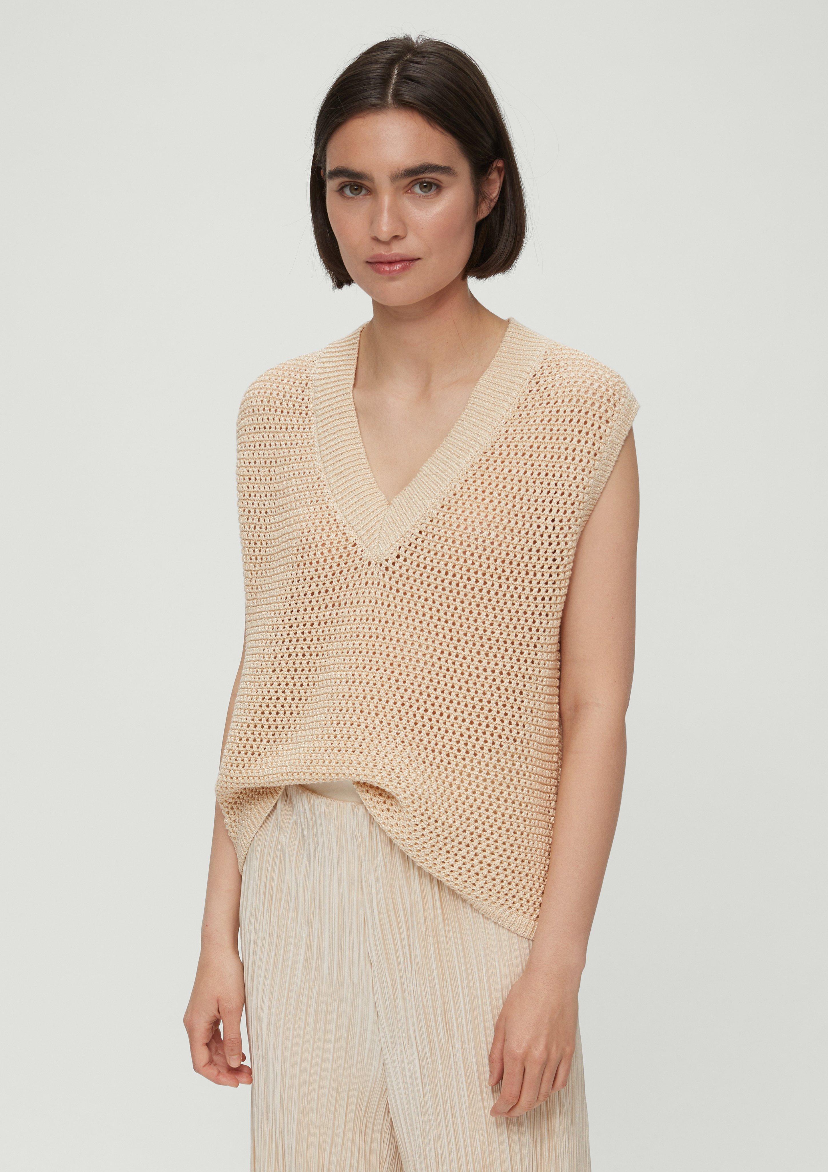 Strickpullunder mit V-Ausschnitt  2131653-1027