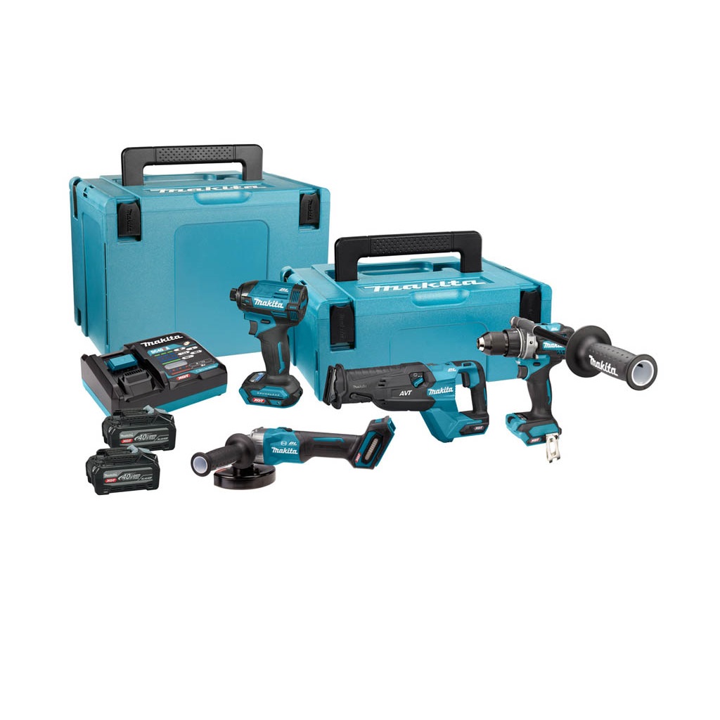 Makita DK401NX Combiset – 4 Maschinen 40 V max. 4,0 Ah Li-Ion in MBox