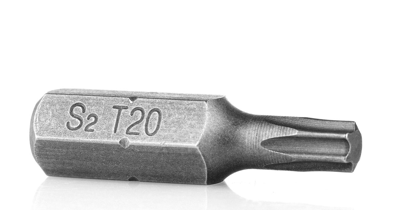 Kraft Werkzeuge Terrassenschrauben mit Turbogewinde, TX20 M4,5 x 50 mm   1 Bit