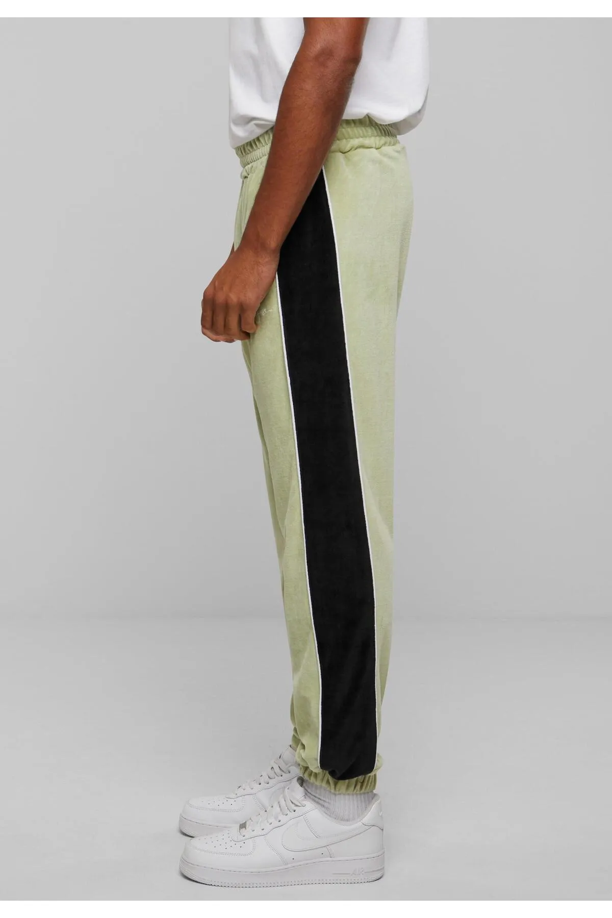 Sean John  Unisex JM221-012-02 SJ Script Logo Colorblock Samt Jogginghose
