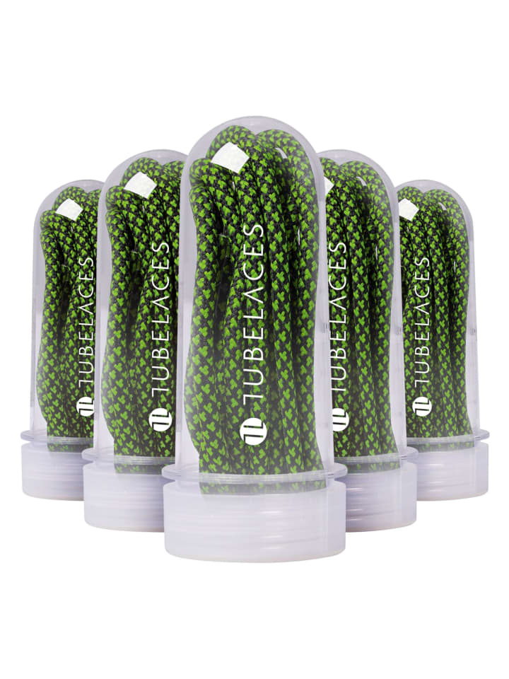 TubeLaces TubeLaces Schnürsenkel in blk/neongreen günstig kaufen