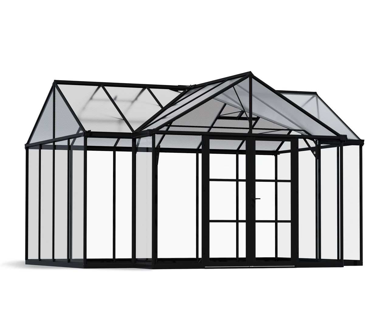 Canopia by Palram Triomphe Gardenchalet, schwarz, 16 m²