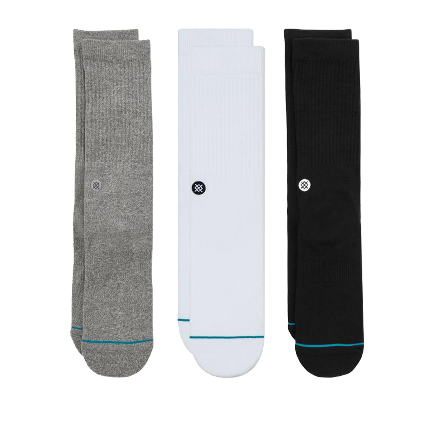 Stance Uncommon Solids Icon Socks 3er Pack Multi