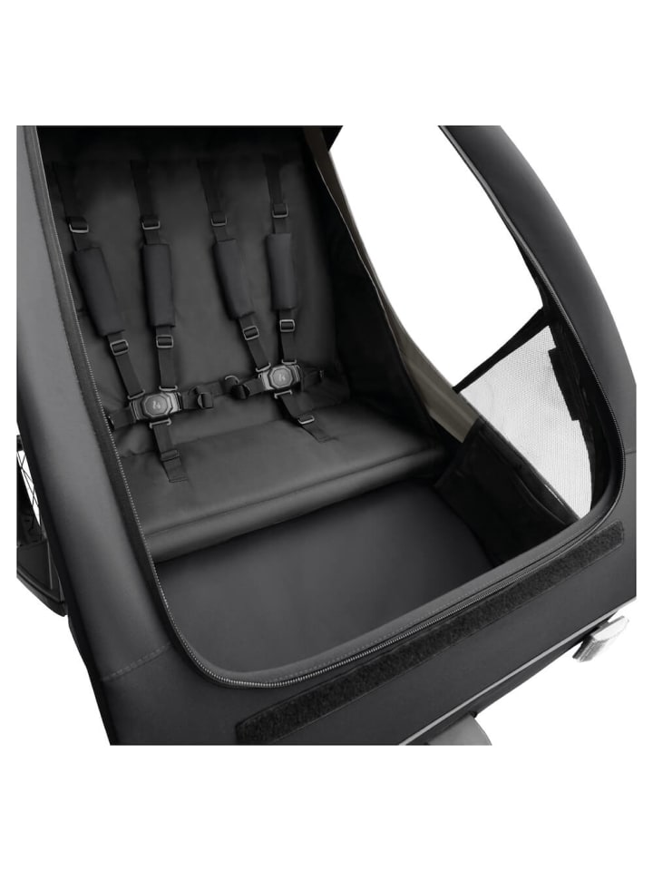 Hauck Hauck Dryk Duo Plus  Fahrradanhänger - Farbe: Black günstig kaufen onesize