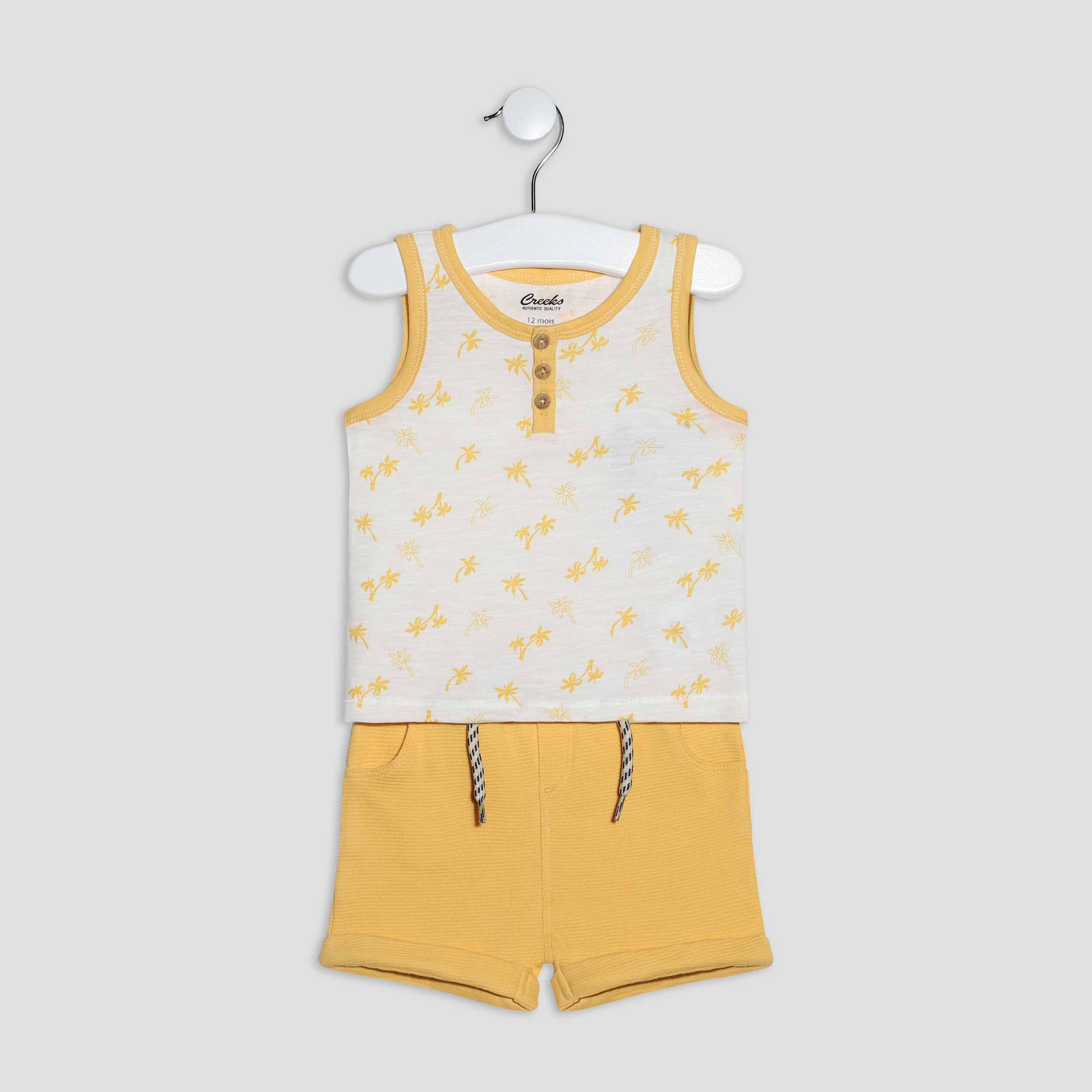 Ensemble 2 pièces ecru bébé garçon | La Halle