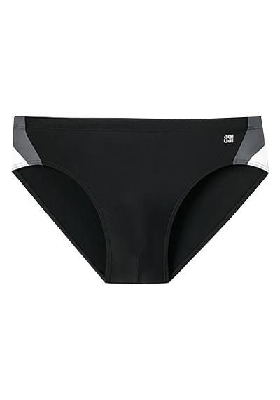 Schiesser, Badeslip, Mikrofaser, schwarz