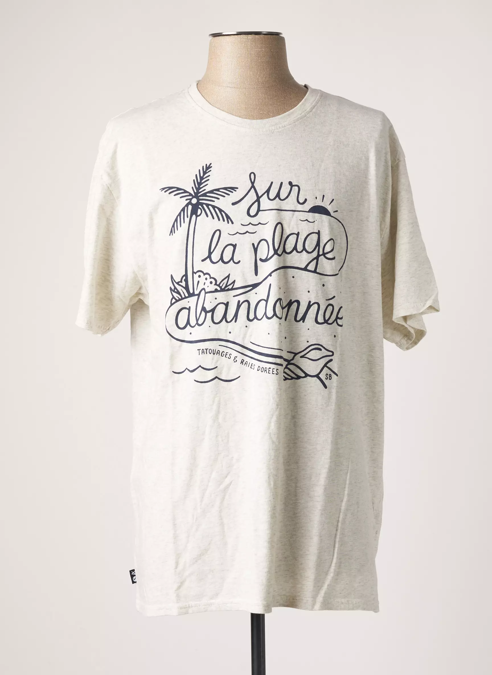 Stepart Tshirts Homme couleur beige