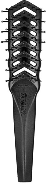 Denman Freeflow 2000, Schwarz 7-reihig Haarbürste
