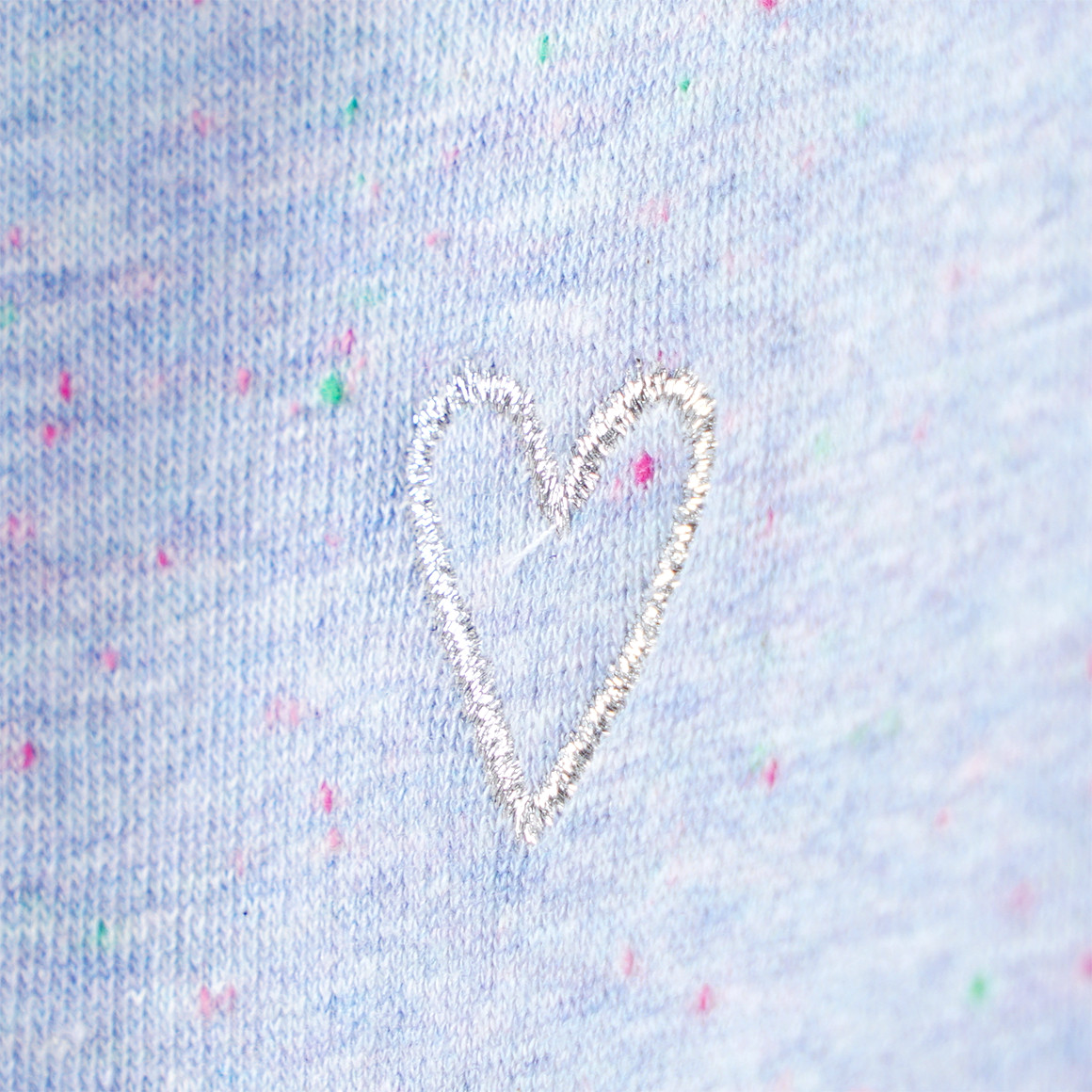 Mädchen Sweatkleid mit kleiner Stickerei