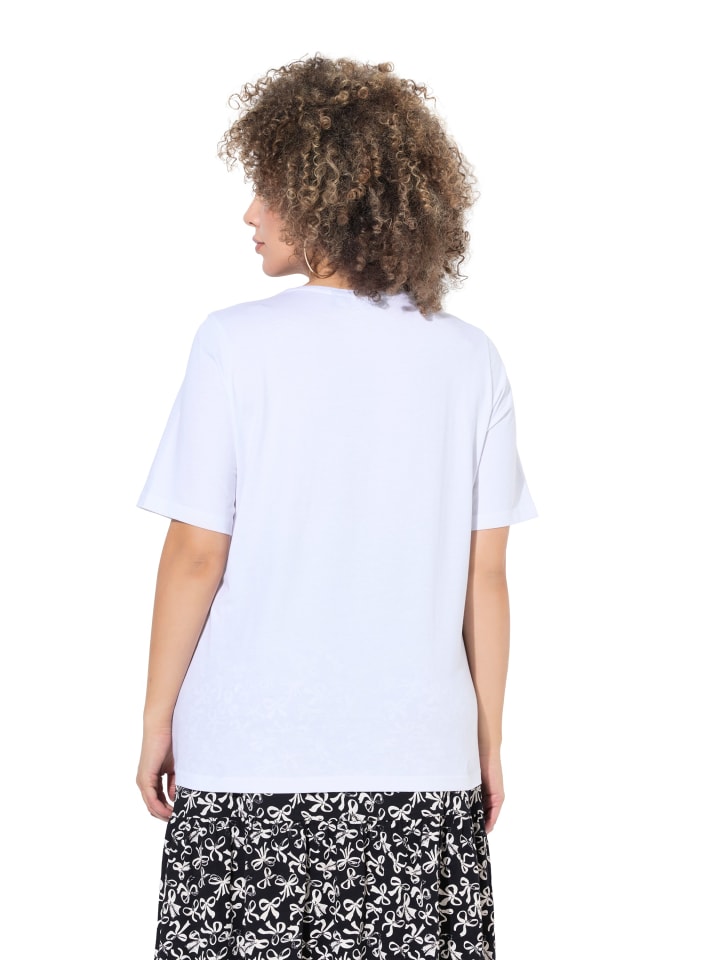 Ulla Popken Shirt in schneeweiß günstig kaufen