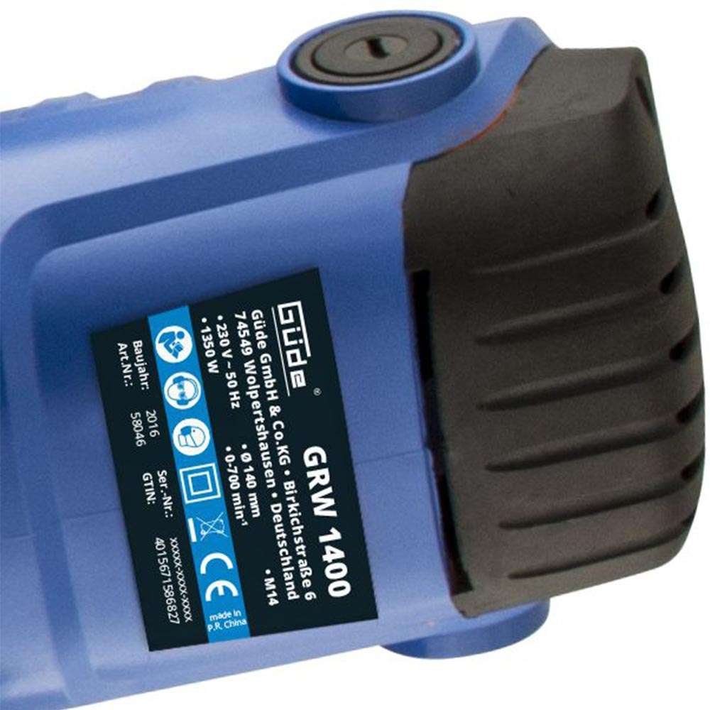 Güde Elektrisches Rührwerk Rührwerk GRW 1400 Watt Rührgerät Mörtelmischer, 1400,00 W, rechtsgewendelt