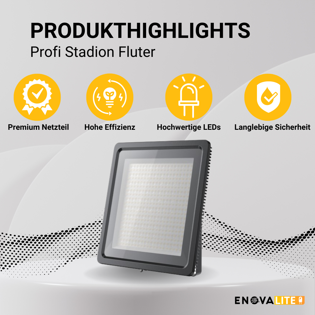 ENOVALITE LED Stadion Fluter PRO, 400 W, 5000 K