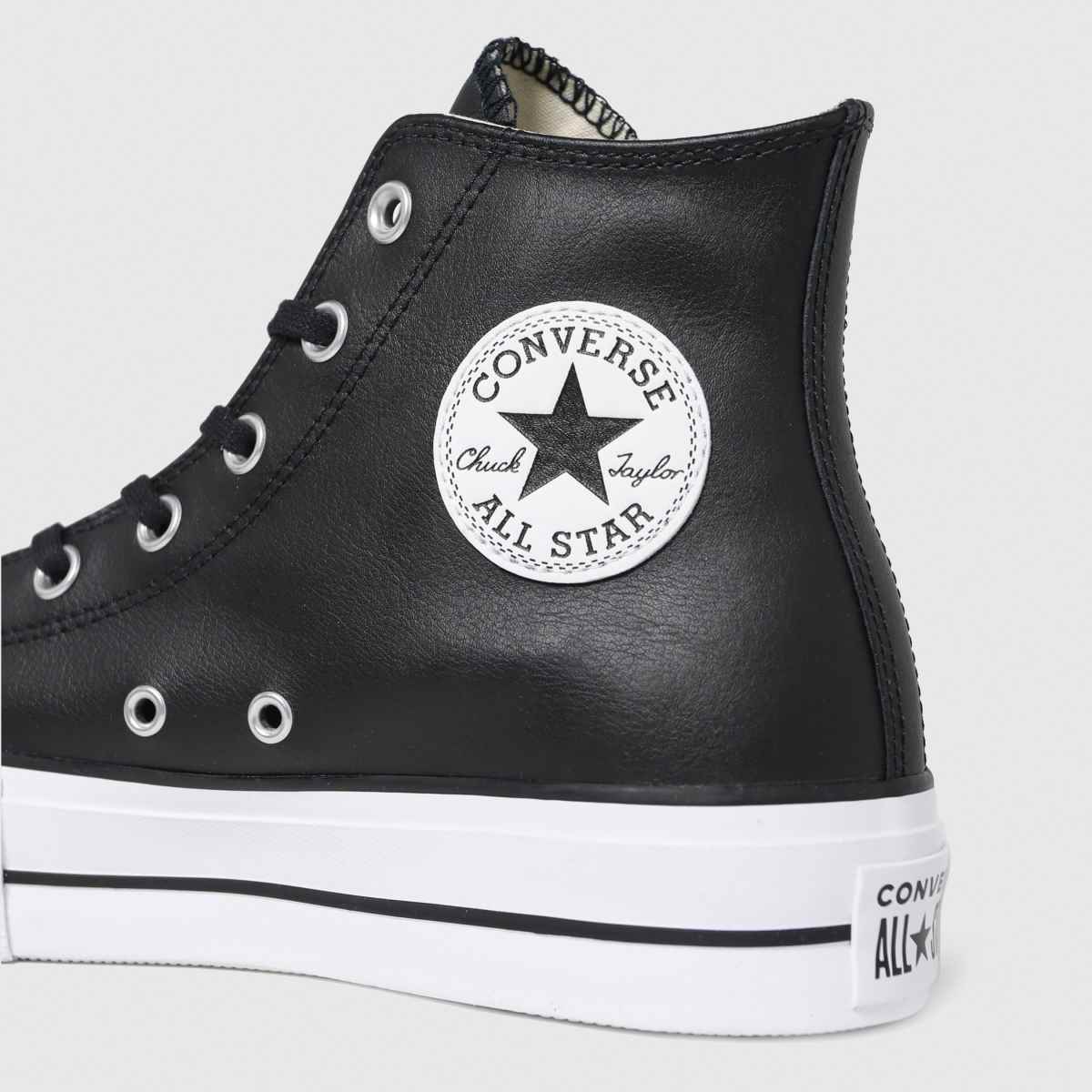 Converse All Star Lift Hi cipők fekete színben