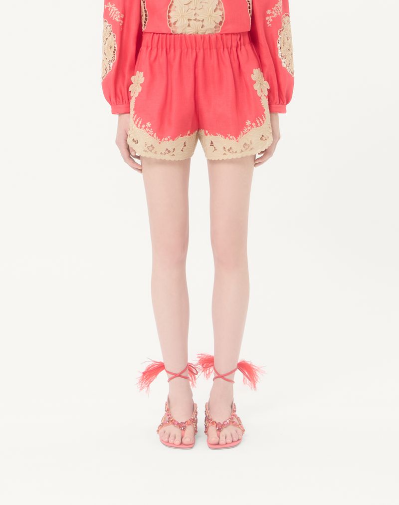 Broderede Couture Hørshorts