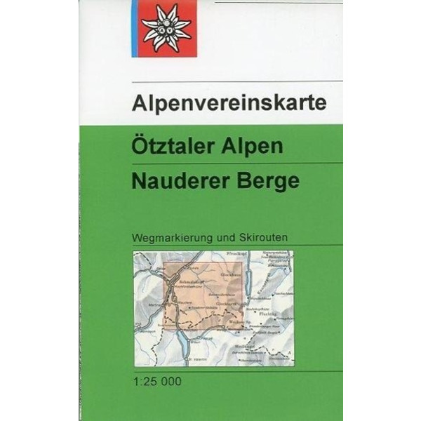 DAV Alpenvereinskarte 30/4 Ötztaler Alpen - Nauderer Berge 1 : 25 000 - Wanderkarte